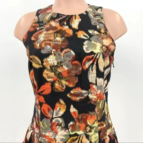 Anthropologie Leifsdottir Adelita Floral Brocade Dress w/Pockets - Picture 6 of 14